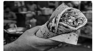 Single Paneer Bhurji Roll