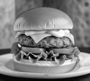 Aloo patty burger
