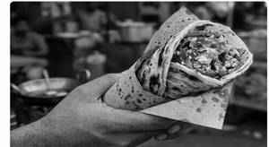 Double Paneer Bhurji Roll