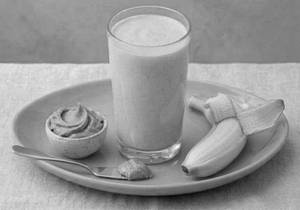 Peanut Butter Banana Milk Shake