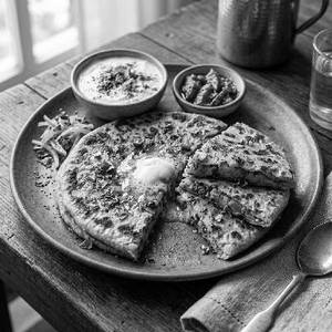 Aloo Pyaaz Paratha