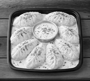 Chicken Afghani Malai Momo [6 Pieces]