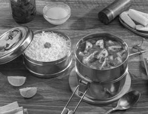 Mushroom Masala - RICE Meal