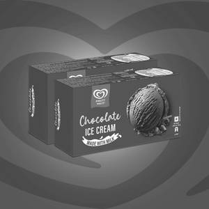 Kwality Wall's Chocolate Ice Cream Party Pack (700ml x 2)
