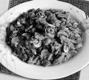 Mushroom kothu parotta