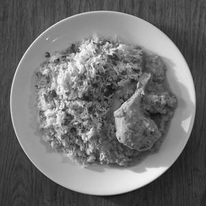 Polao With Half Chicken Curry