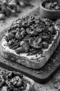 Ghee Roast Mushroom Sandwich