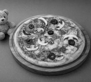 Power Shrooms Pizza[Wheat Base,10 Inches]