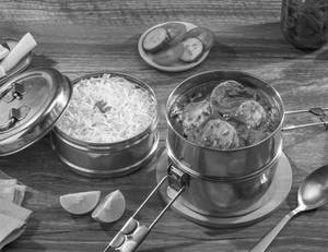 Aloo Palak - RICE Meal