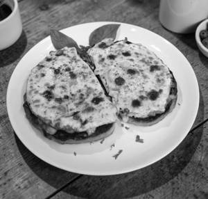 pesto egg on toast