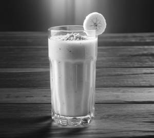 Avocado with Banana  milk  Shake