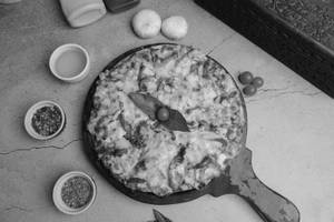 Elegant Mediterranean Pizza