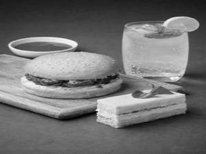 Classic Veg Burger +Pineapple Pastry + Classic Virgin Mojito