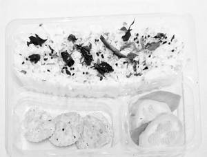 Curd-rice With Papad & Salad