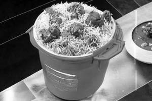 Bucket Mutton Briyani