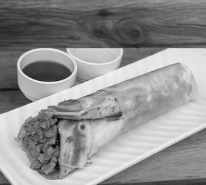 Double egg chicken roll