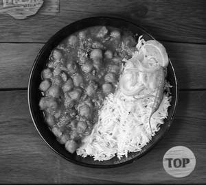 Chole Sabji And Fried Rice