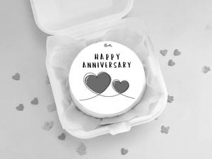 Happy Anniversary Bento Cake
