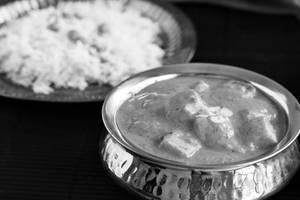 Fried Rice-paneer Butter Masala With Papad