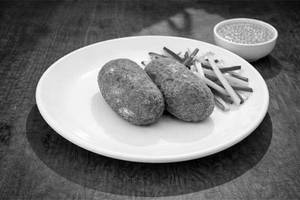 GOLDEN FRIED PANEER CROQUETTES [2 Pcs]