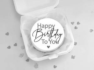 Happy Birthday Bento Cake
