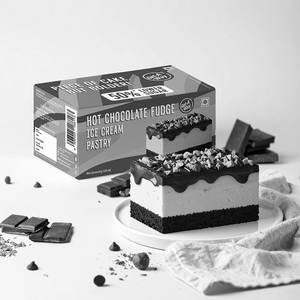 Hot Chocolate Fudge Ice Cream Pastry