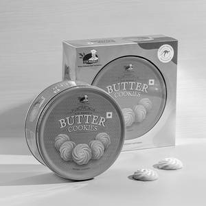 Butter Cookies[Tin round box] [300 grams ]