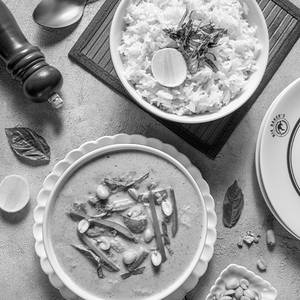 Veg Green Thai Curry Bowl