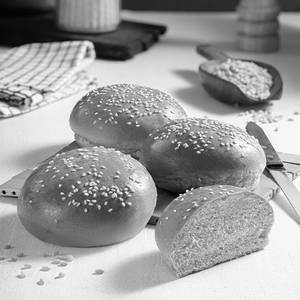 Whole Wheat Burger Bread [200 grams]