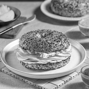Salami & Cheese Bagel