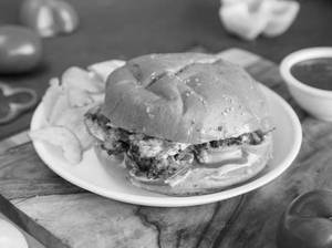 Manchurian Cheese Burger