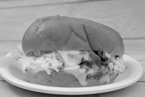 Chicken Tikka Cheese Burger