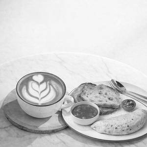 The Spanish Omelette + Latte