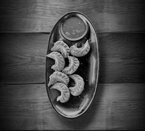 Chicken barbeque momos