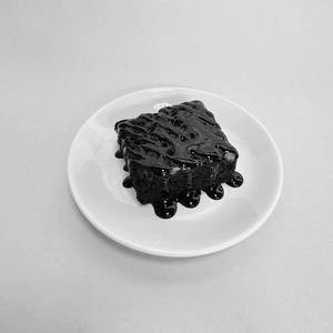 Brownie With Chocolate Sauce