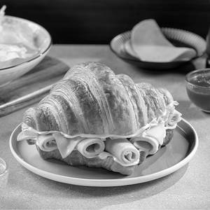 Ham N Cheese Croissant Sandwich