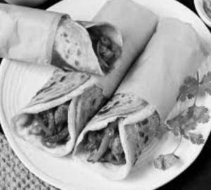 Paneer kathi roll