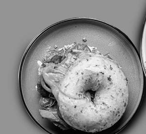 Cuke And Lox Bagel