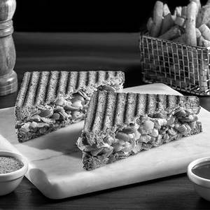 Mushroom & Cheese Grilled Sandwich