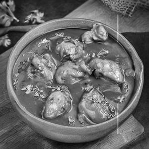 Chicken hot garlic gravy