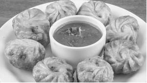 Veg Fried Momos With Myonees