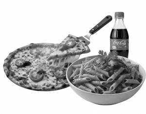 Margherita Pizza + Pasta + Coke Combo