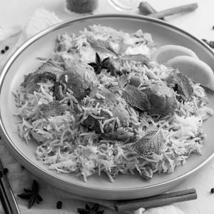 Chicken Dum Biryani (2 pcs) With Raita