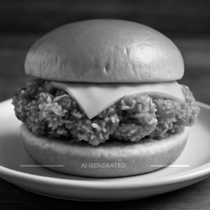 Cheese Chicken Crispy Zinger Burger