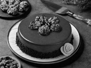 Truffle Walnut Cake