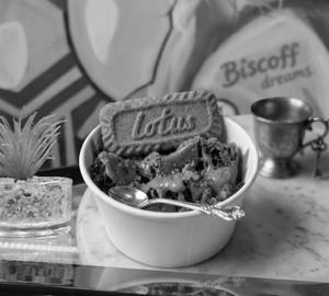 Lotus biscoff brownie bowl