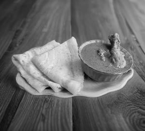 Ghee Dosa (03 Pc) With Chicken Curry ( 05 Pcs)