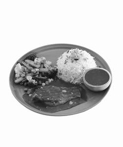 Grilled Chicken In Rich Brown Sauce