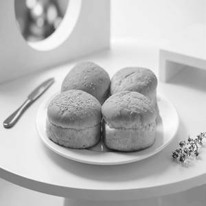 White Burger Bun