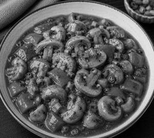Chilly Mushroom Gravy (without Onion Garlic)